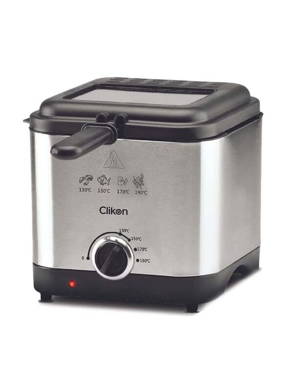 

Clikon 1.5L Deep Air fryer,1000W, CK355, Black