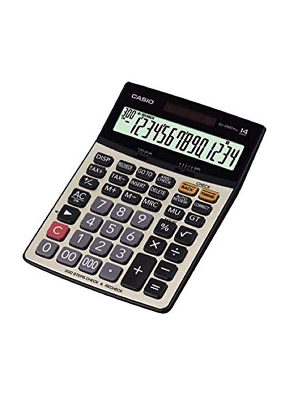 

Casio DJ-240D Plus Calculator, Multicolour