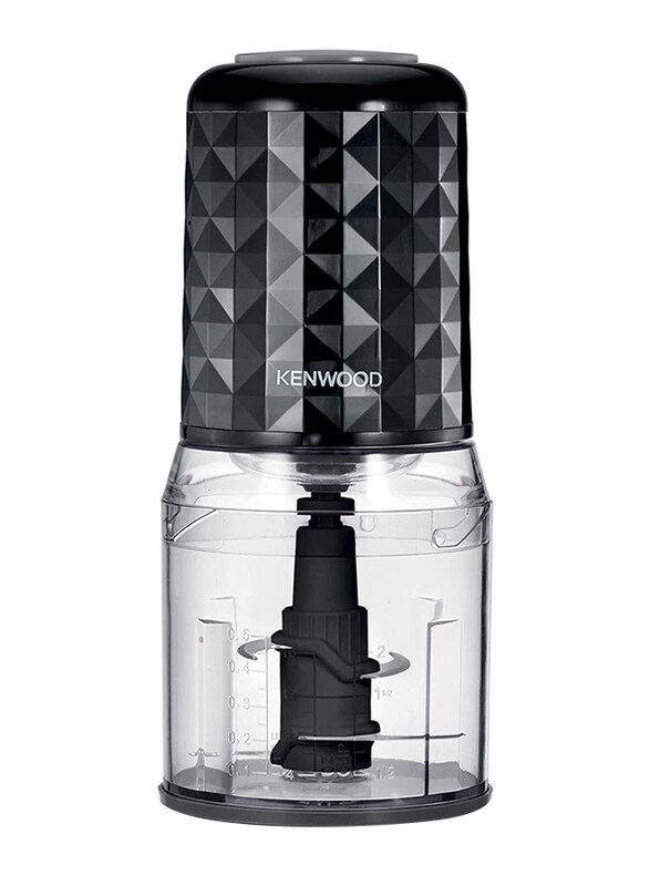 

Kenwood 500ml Electric Food Chopper with Bowl, 400W, CHP40.000BK, Black
