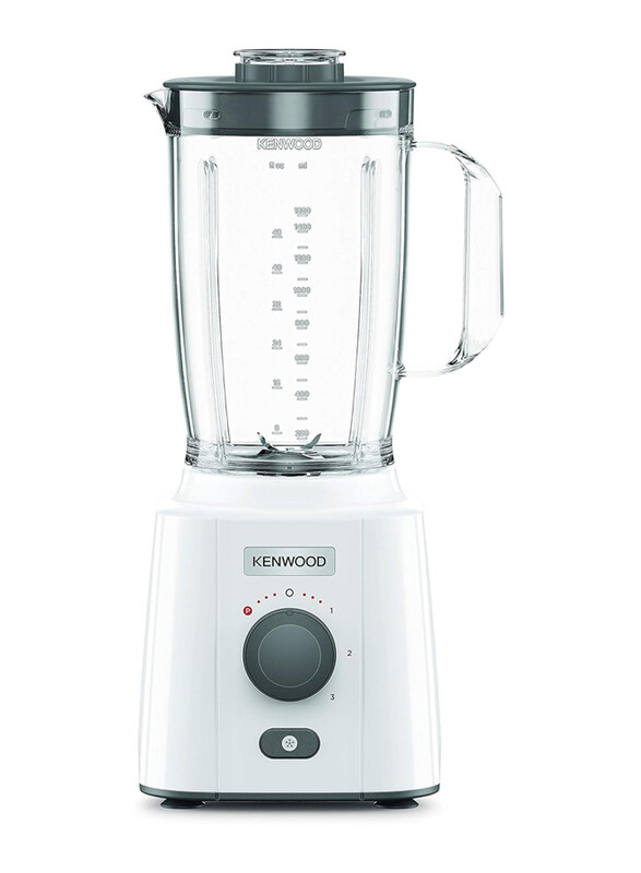 

Kenwood 2L Electric Plastic Blender, 650W, BLP41.A0WH, White/Grey