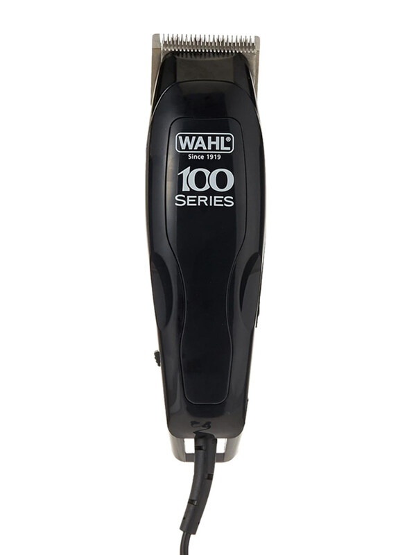 

Wahl Home Pro 100 Series Corded Hair Cutting Kit with 8 Comb Attachments & Self Sharpening Precision Blades, 1395.04, Black