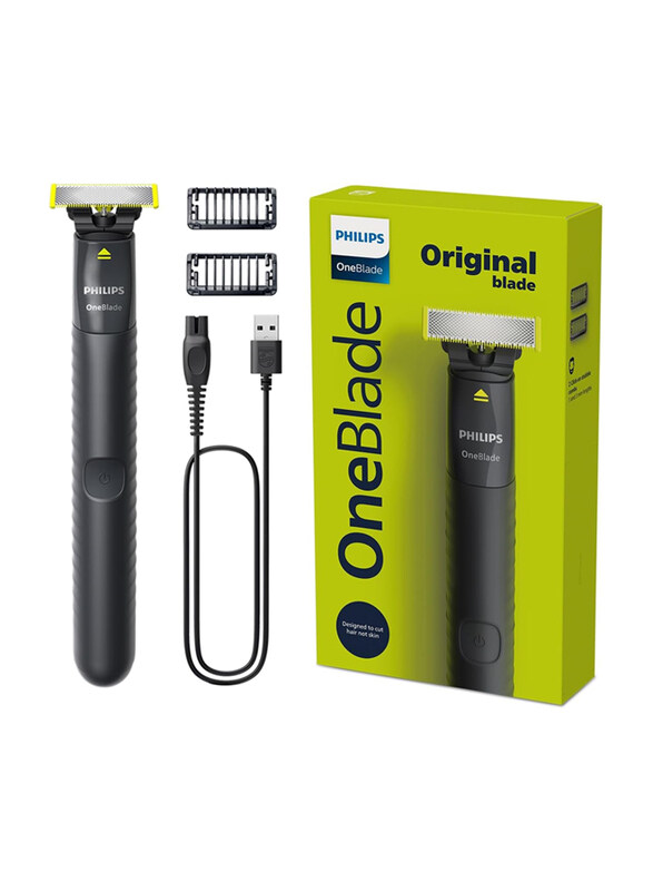 

Philips OneBlade Trimmer and Scraper Shaver with 2 Combs, QP1424/10, Black