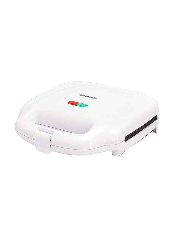

Sharp 2 Slice Non Stick Sandwich Maker, 700W, KZSU11W3, White