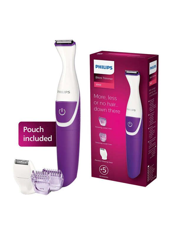 

Philips Essential Bikini Trimmer, Brt38315, White/Purple