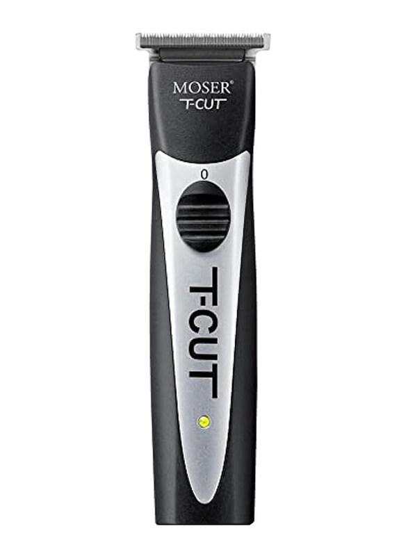 

Moser T-Cut Hair Clippers, CART1591TC, Black/Silver