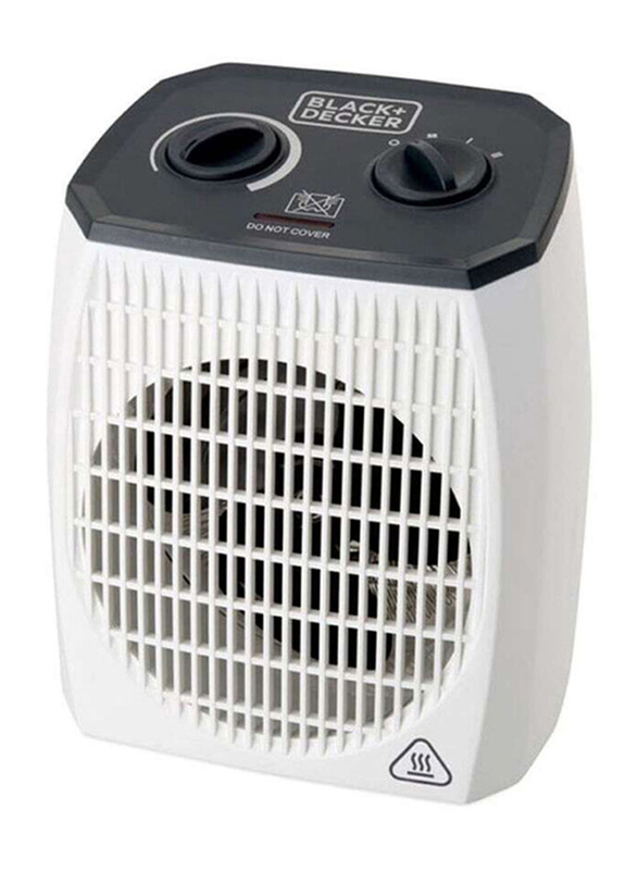 

Black+Decker Vertical Fan Room Heater, 200W, HX310-B5, Black/White