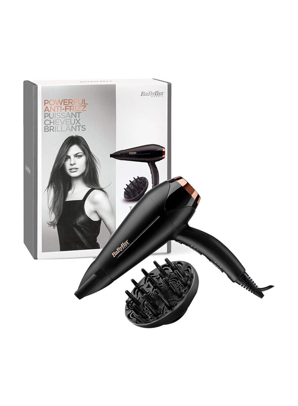 

BaByliss DC Motor Hair Dryer, D570SDE, Black