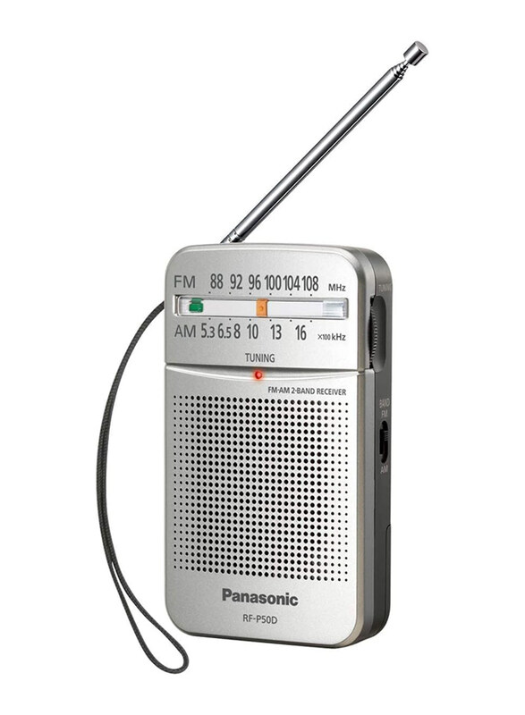 

Panasonic Portable Radio, RF-P50, Silver