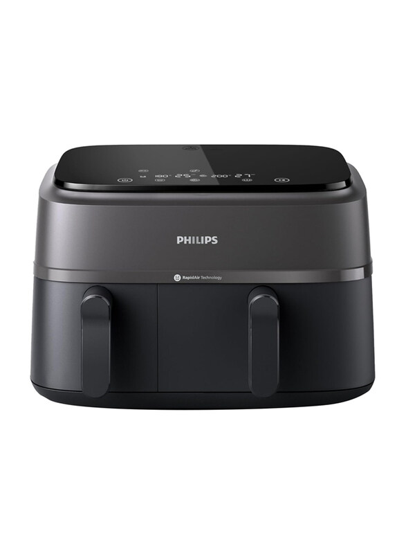 

Philips 9L 3000 Series Dual Basket AirFryer, 2750W, NA350/00, Black