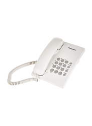 Panasonic Corded Telephone, Kx-Ts500, White