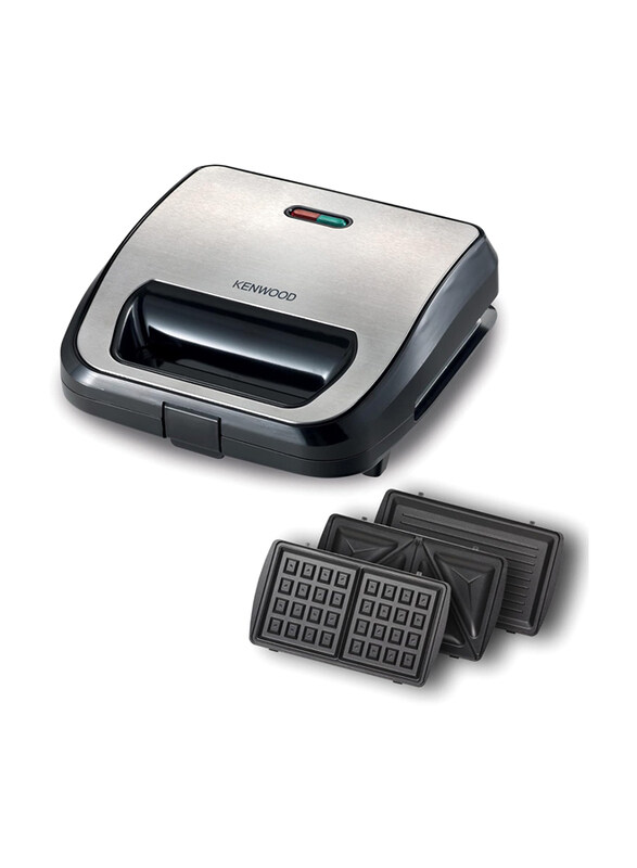 

Kenwood 3-in-1 Sandwich Maker, 750W, SMM02.000SI, Black