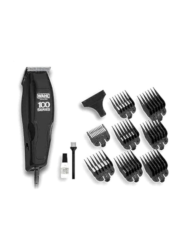 

Wahl Home Pro 100 Series Hair Clipper Grooming Kit with with Powerful Corded Clipper & Precision Ground Blades, 1395-0411, Black