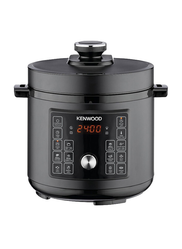 

Kenwood 6L Electric Pressure Cooker, 1000W, PCM90.000BK, Black