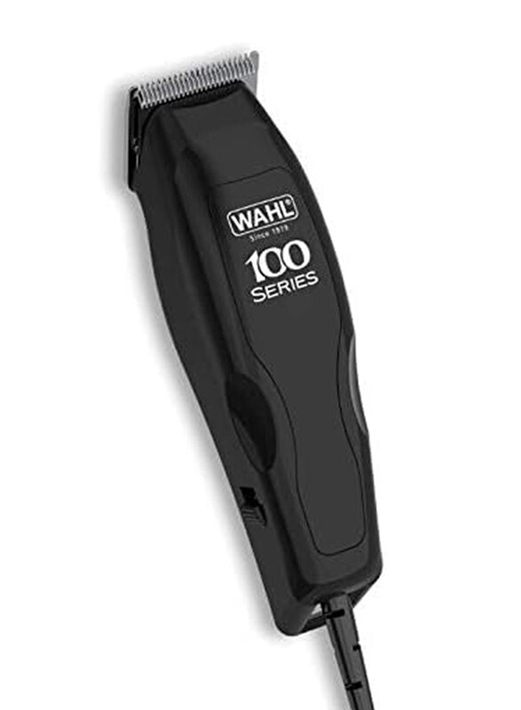 

Wahl Home Pro 100 Series Corded Hair Cutting Kit with Powerful Corded Clipper & Precision Ground Blades, 1395-0410, Black