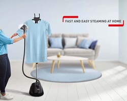 Tefal Pro Style One Upright Garment Steamer, 1.3L, 1650W, IT2461M0, Black