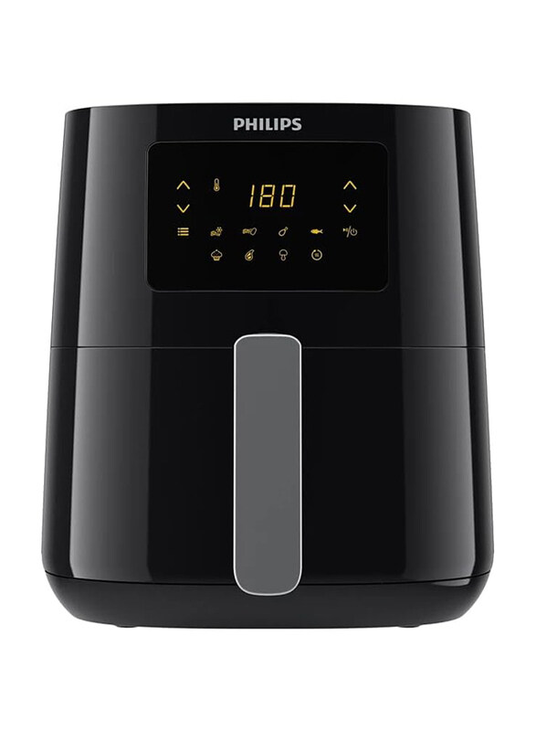 

Philips 7 Presets Touch Screen Essential Air Fryer With Rapid Air Technology, HD9252/70, Black