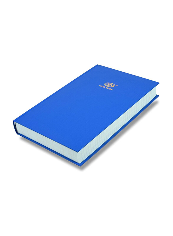 

FIS Hard Cover Cash Book, 100gsm, 6 Quire, FSACCTC6Q82, Blue