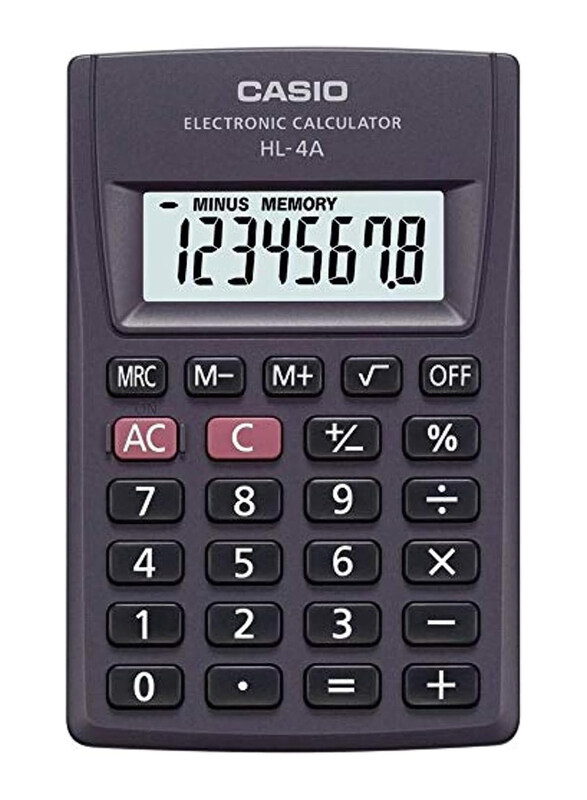 

Casio Practical Calculator, HL-4A, Black