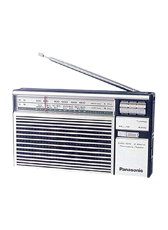 Panasonic Portable Radio, R-218D, White/Navy