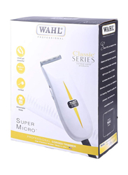 Wahl Classic Series Super Micro Corded Trimmer, White