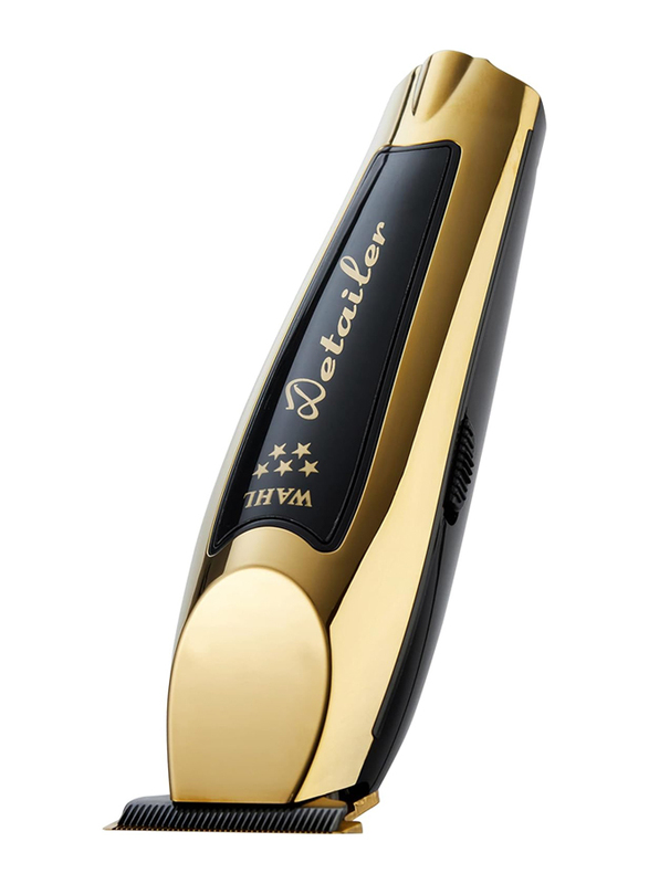 Wahl Professional Barbers and Stylists Cordless Detailer Li Trimmer, Gold/Black