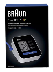 Braun Exactfit 1 Blood Pressure Monitor Upper Arm, BUA5000, White