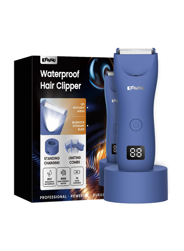 

ENSSU Body Hair Trimmer for Men, ES033BU, Blue