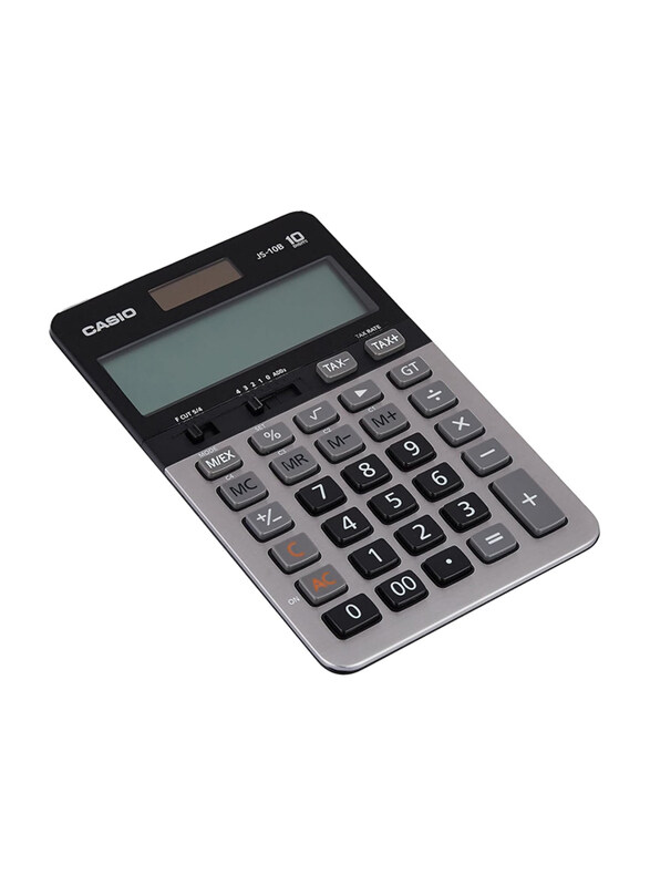 

Casio 10-Digit Basic Calculator, Grey/Black