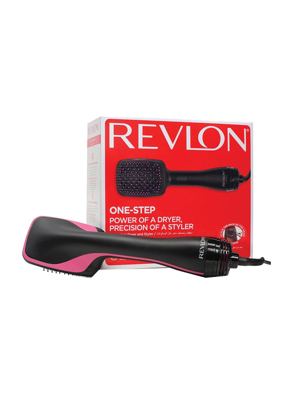 

Revlon Perfect Heat One Step Dryer & Styler, RVDR5212, Black/Pink