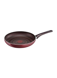 Tefal 30cm Tempo Flame Round Frypan, C5480782, Red/Black