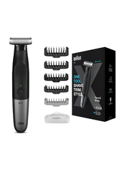 Braun Series X XT5100 Wet & Dry All-in-one Tool with 5 Attachments Beard Trimmer, Silver/Black