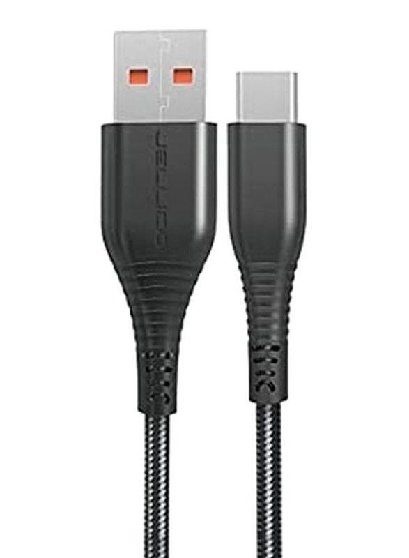 Jellico 1.2-Meter KDS-51T USB Type C Cable, 5A Super Fast USB Type A to USB Type C, for USB Type C Devices, Black