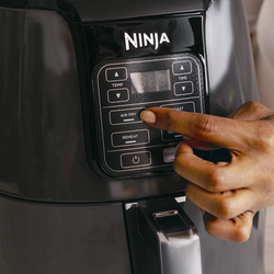 Ninja 3.8L Electric Ceramic Air Fryer, 1550W, Af100, Grey/Black