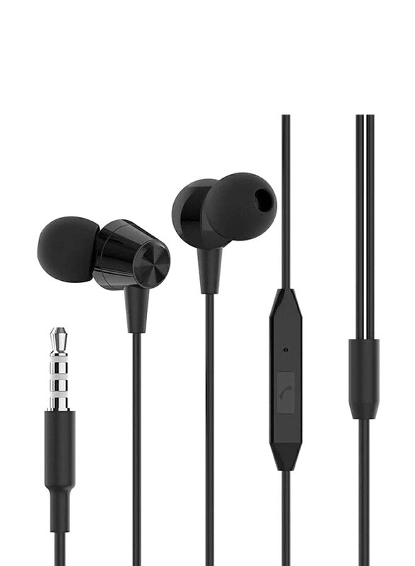 Jellico X4A 3.5mm Jack In-Ear Headphones, Black