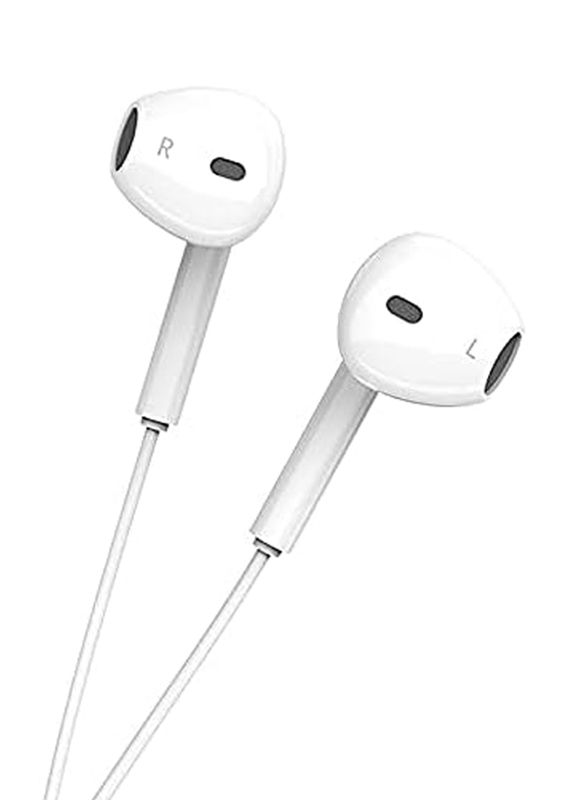 Jellico In-Ear 3.5mm Jack Headphones, CT-23, White
