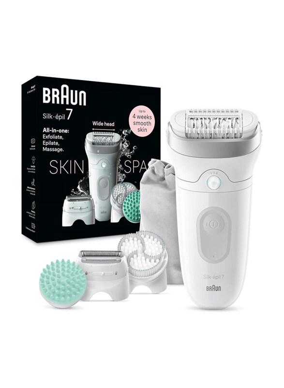 

Braun Silk-Epil 7 Electric Hair Removal Epilator, SE7-081, White