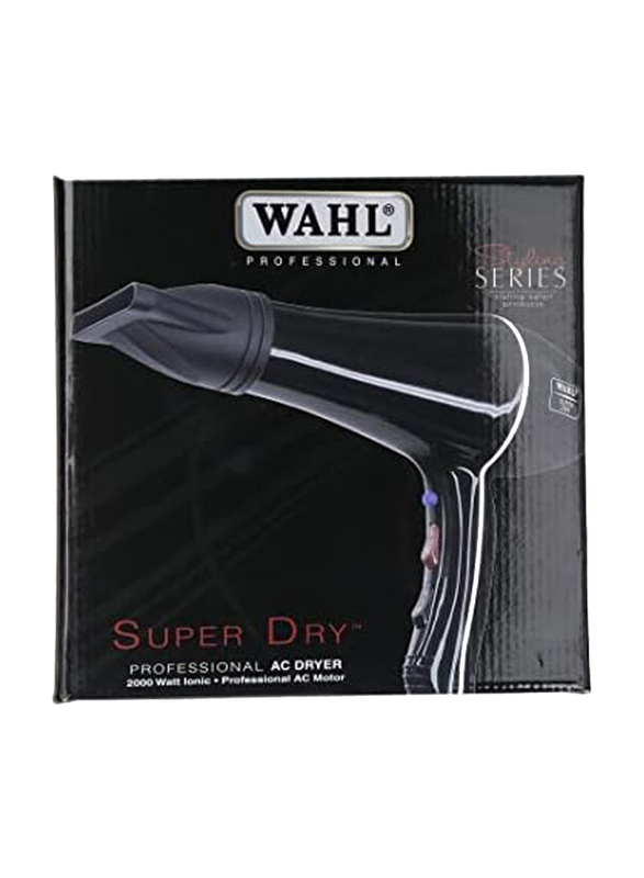Wahl Super Dry Hair Dryer, 2000W, Black
