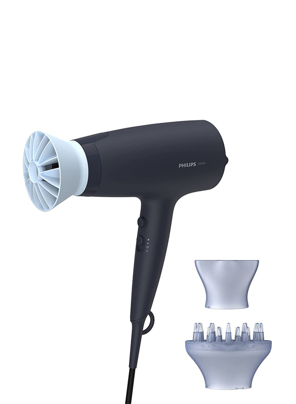 Philips Series 3000 Hair Dryer, 2100W, BHD340/13, Black