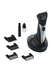 Moser Chromstyle Pro Professional Cordless Hair Clipper, Black/Silver