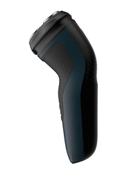 Philips Aqua Touch 1000 Series Electric Shaver, S1121/40, Black/Blue
