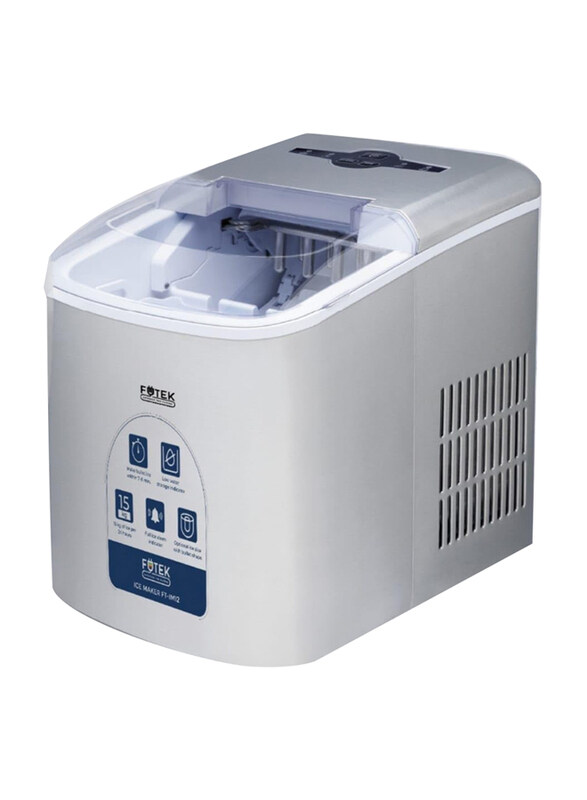 

Futek Bullet Ice Making Capacity With 9 Piece Ice Cube in 7-8 Min Per Cycle Shaped Ice Cube Maker, FT IM-12, White