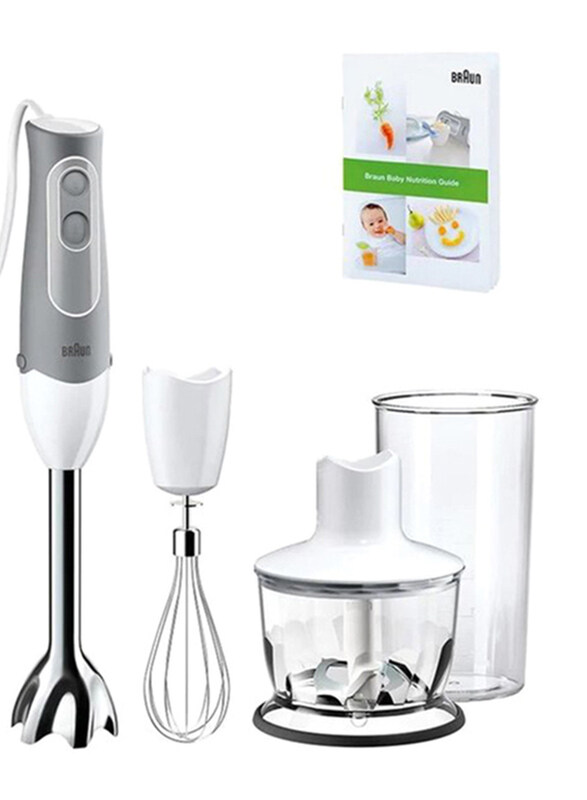 

Braun MultiQuick 5 Hand Blender, 600W, MQ 535, White/Grey