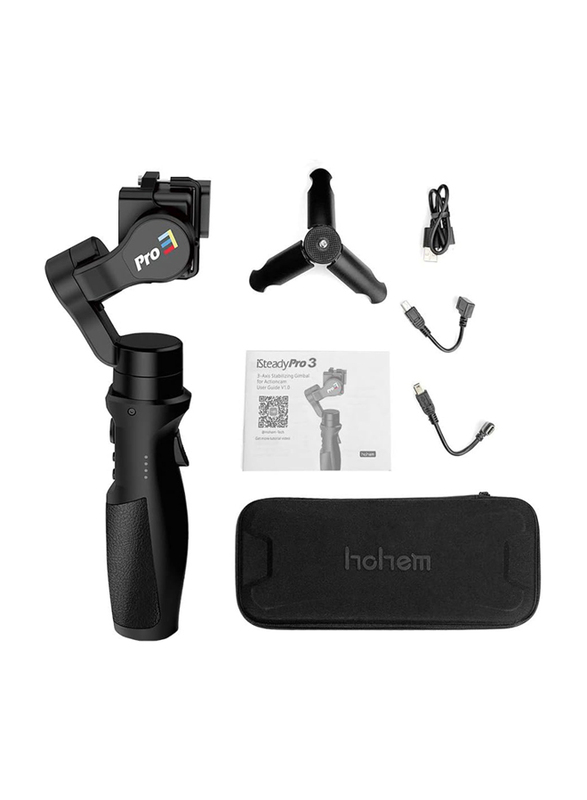 Hohem iSteady Pro 3 Handheld 3-Axis Camera Gimbal Stabilizer with Tripod Stand, Black