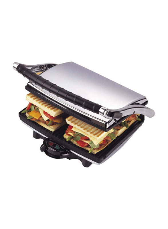 

Nova 4 Slice Sandwich Maker, 1800W, NT-233HDG, Silver