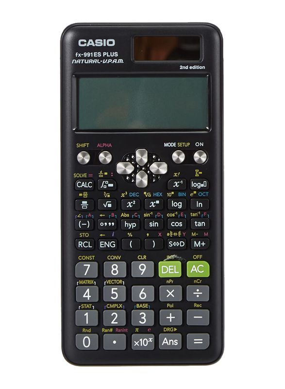 Casio Plus 2 Scientific Calculator with 417 Functions and Display, Black