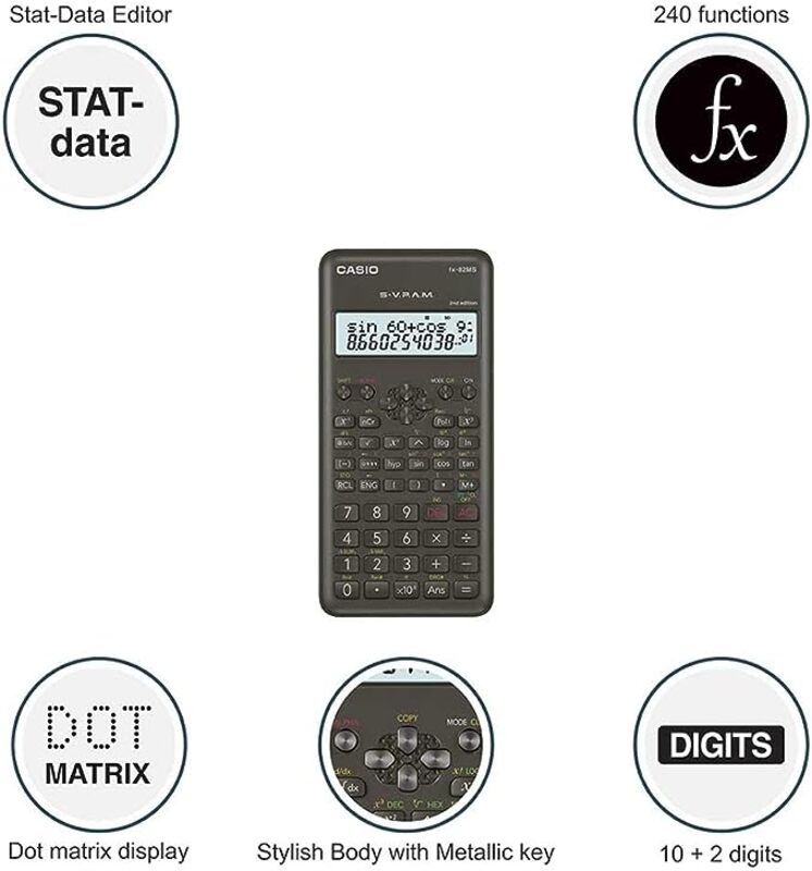 Casio Fx-82Ms-2Nd Edition Scientific Calculator