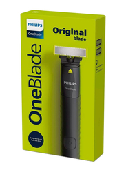 Philips One Blade Trimmer and Scraper Shaver with 2 Combs, QP1424, Black