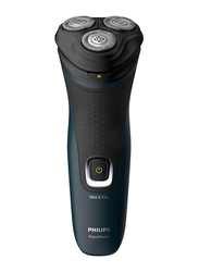 Philips Aqua Touch 1000 Series Electric Shaver, S1121/40, Black/Blue
