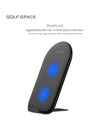 Golf Space Wireless Mobile Phone Charger, Black