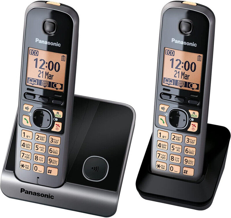 

Panasonic KX-TG6712UE1 Cordles Phone, Black